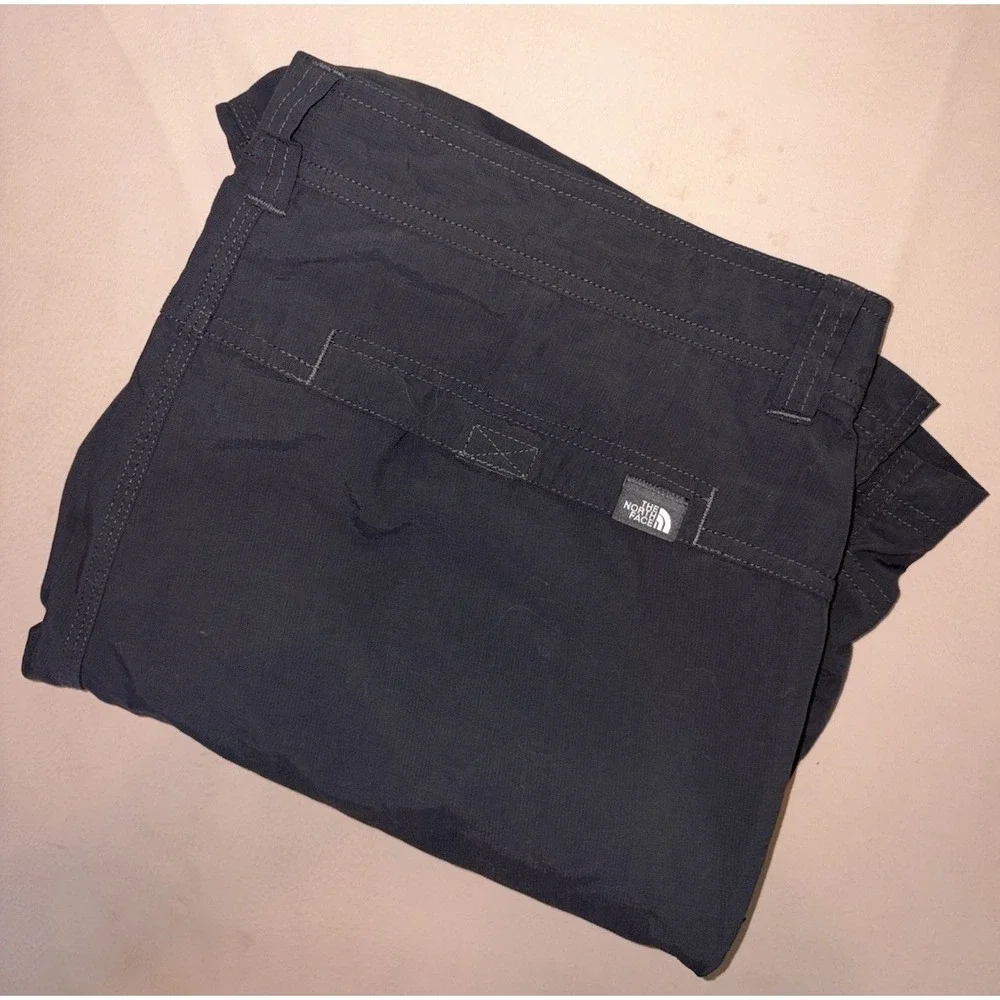 The North Face Cargo Nylon Shorts 36 Dark Gray Hiking Outdoor Ripstop